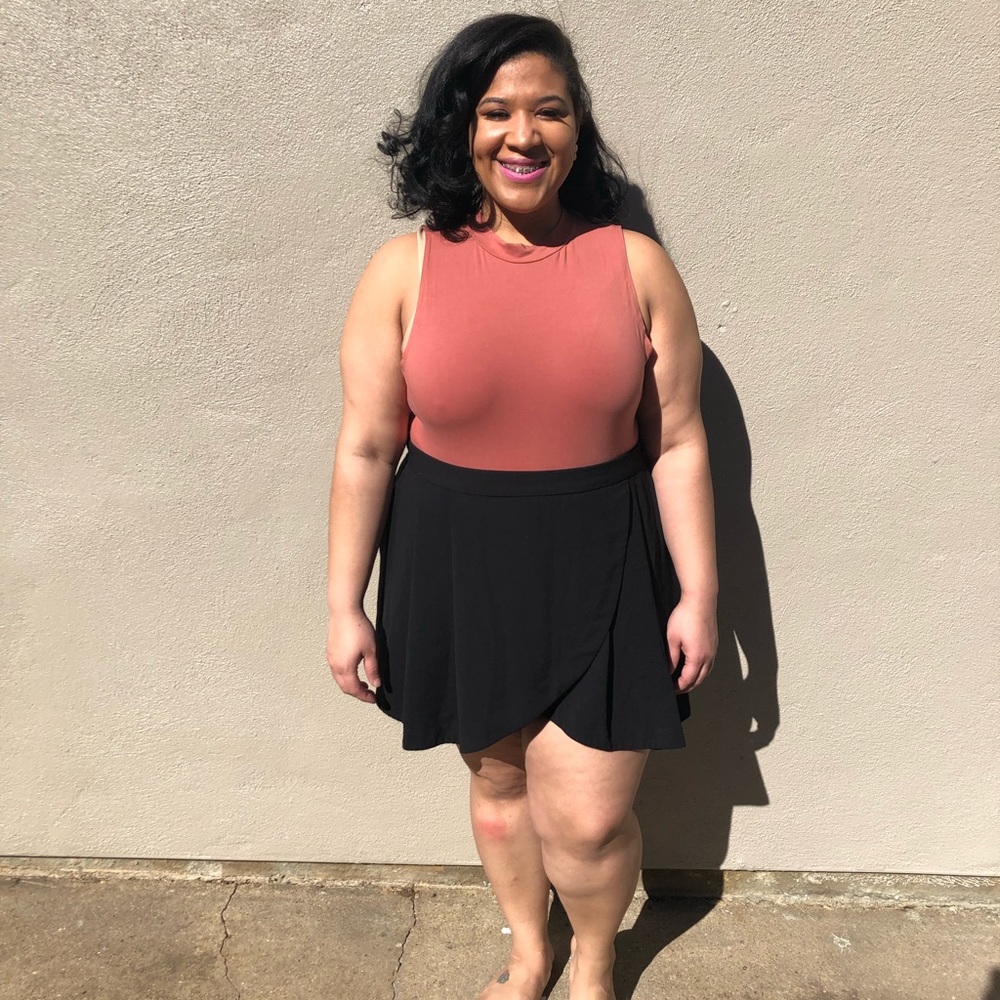Plus size body suit